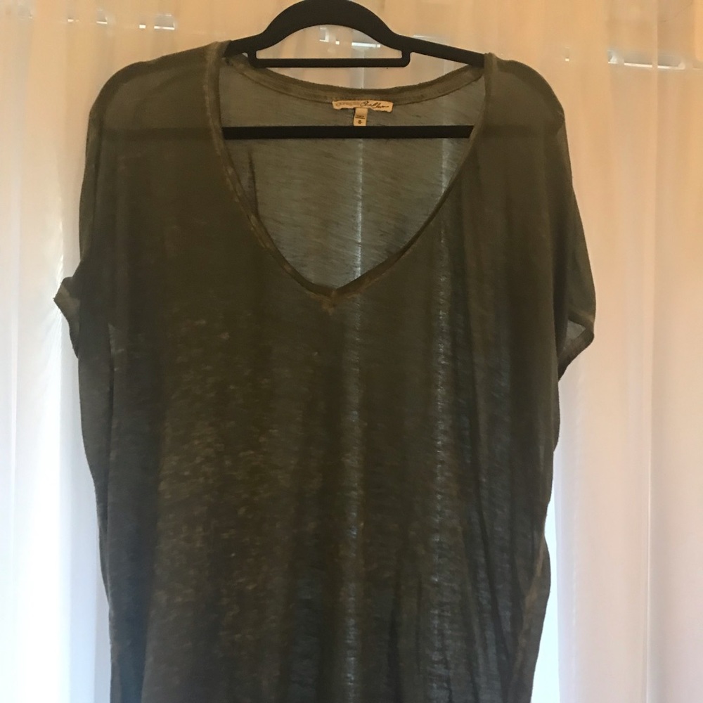 Express One Eleven Distressed Tee